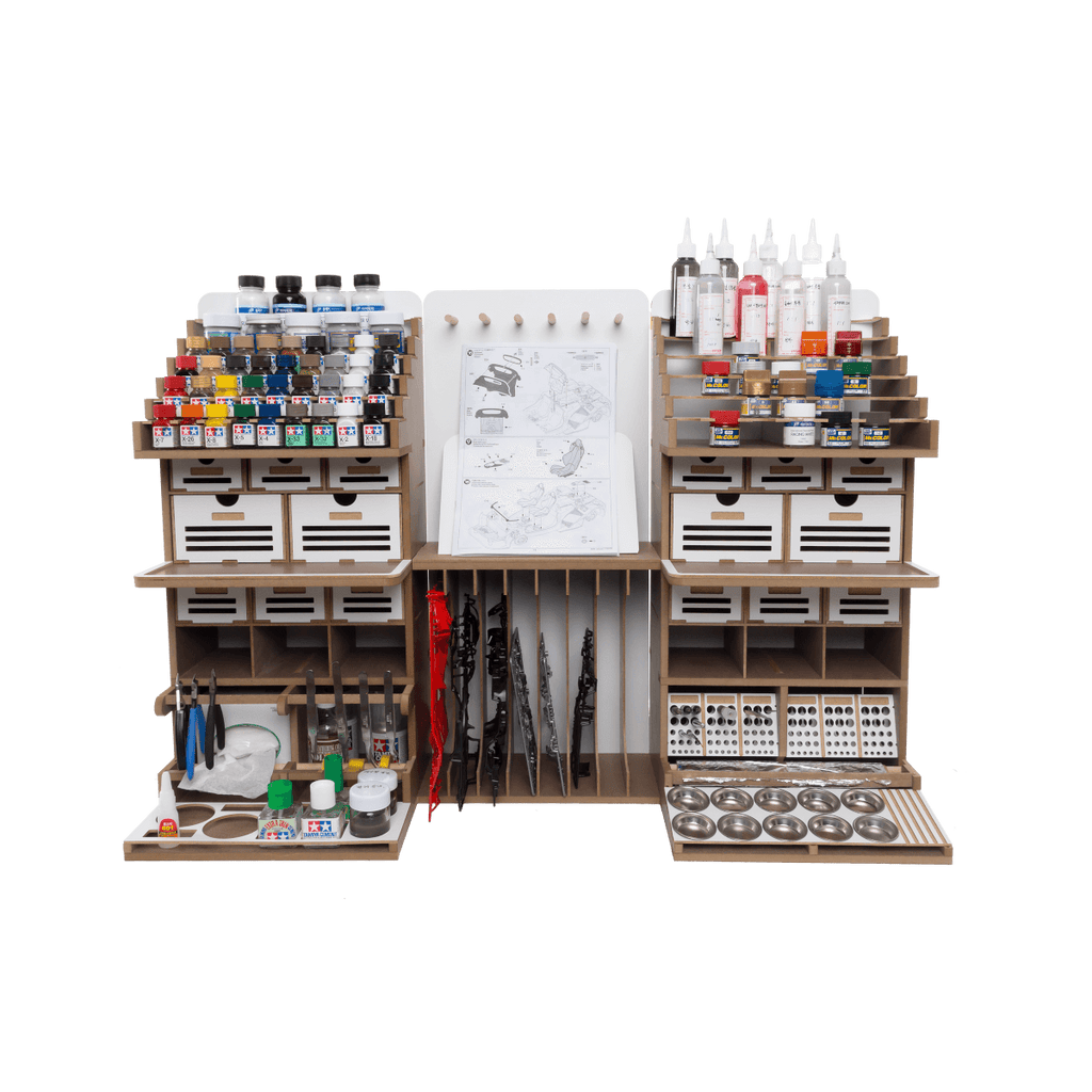 ArttyStation【プラモデル専用】組立式作業棚 Symphony（シンフォニー）充実の収納力